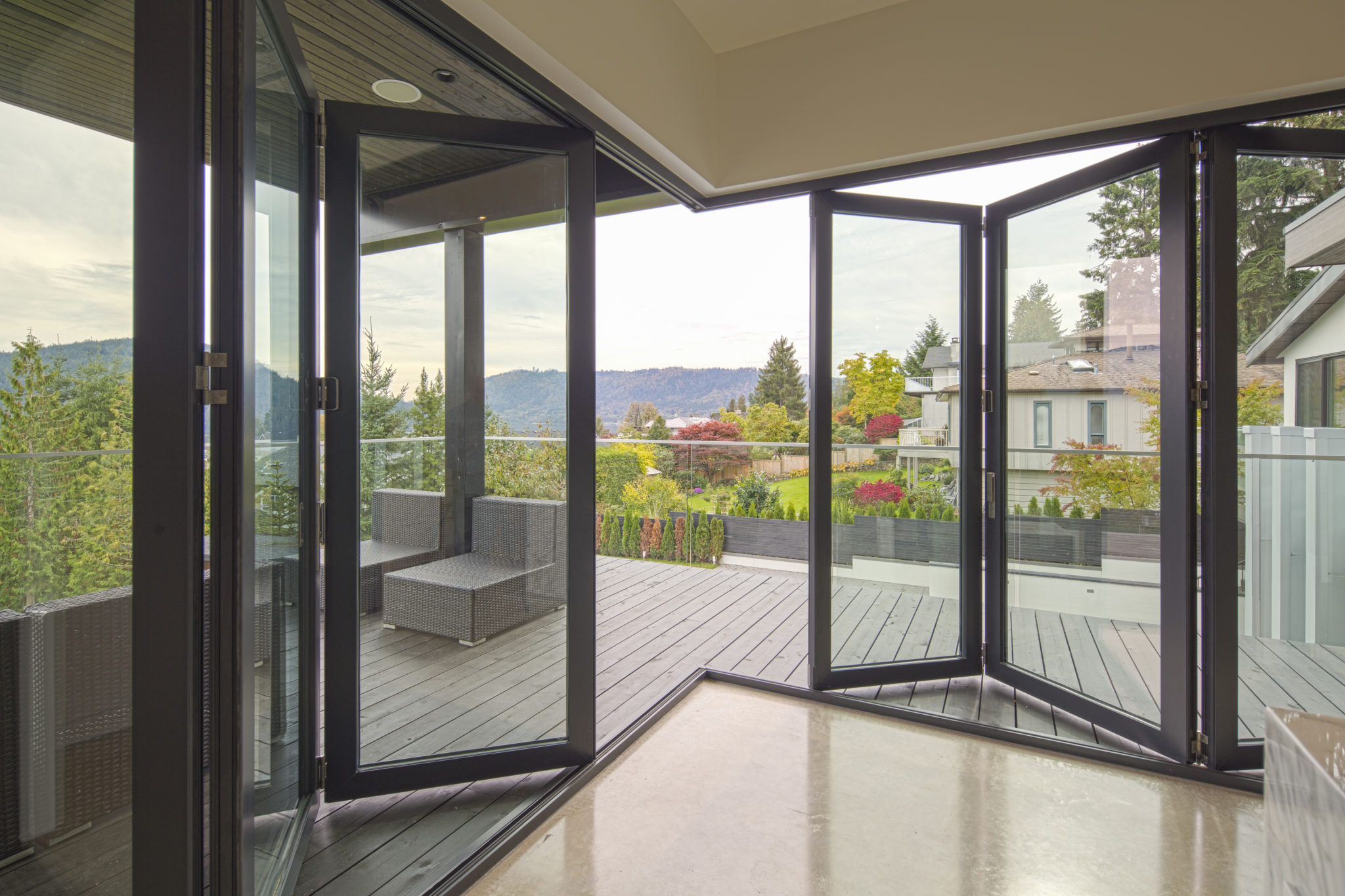 Ocean View VUE BiFolding Doors Architectural Glass Projects