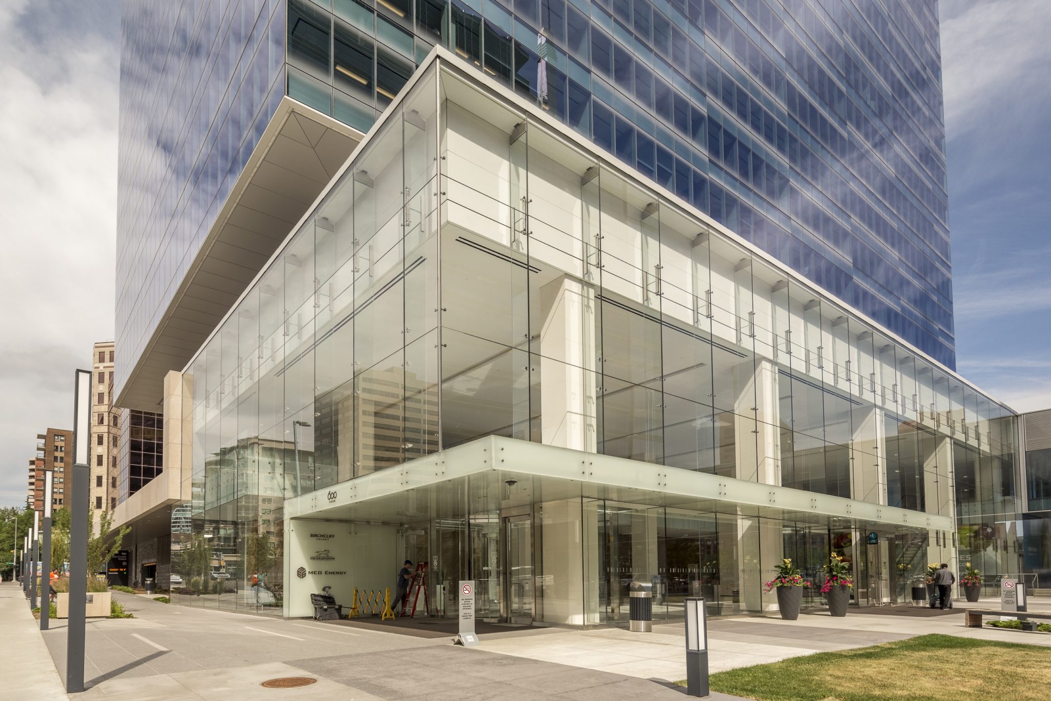 Eau Claire Tower Structural Glass Wall Systems, Balustrade, Canopy, Vestibule/Enclosure