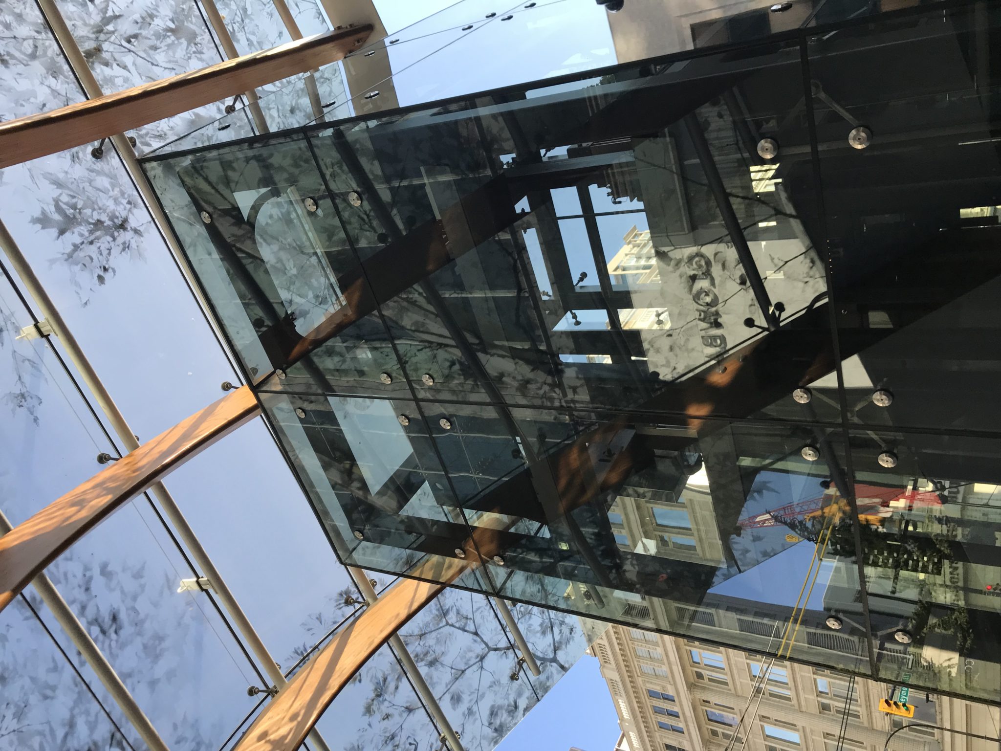 Telus Garden Glass Elevator Glass Enclosure Architectural Glass
