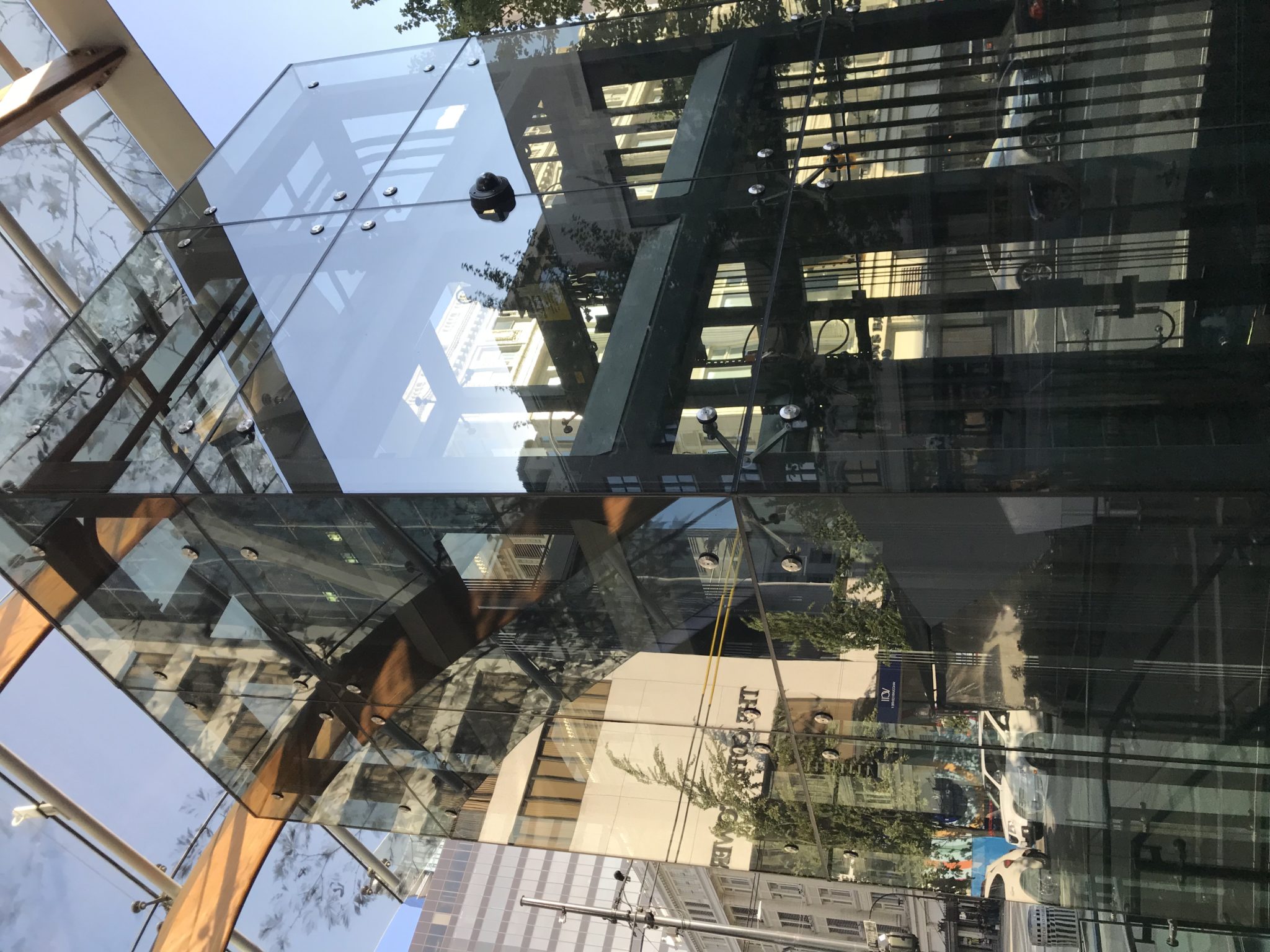 Telus Garden Glass Elevator Glass Enclosure Architectural Glass