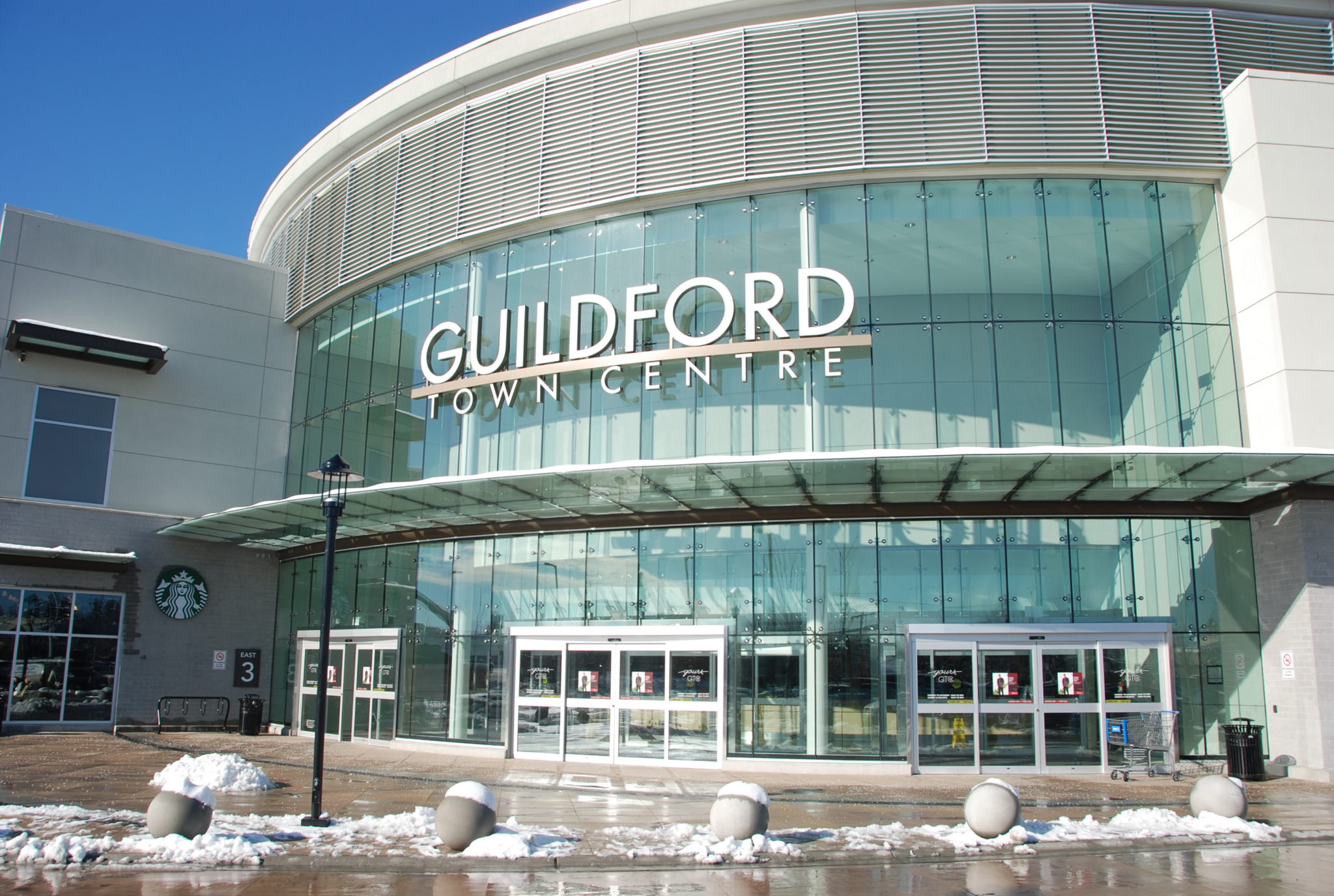 Guildford Town Centre Expansion Structural Glass Wall Systems, Canopy