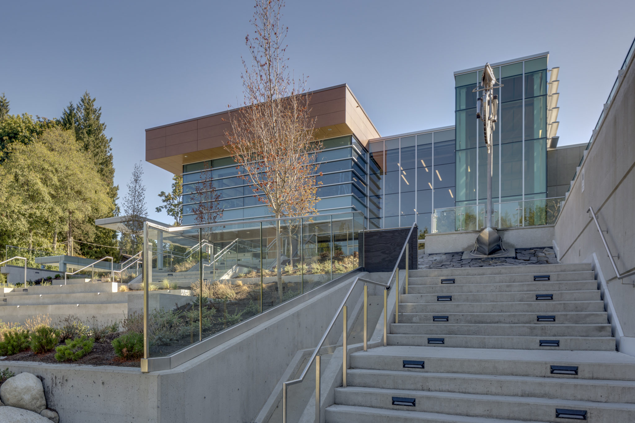 Delbrook Community Recreation Centre - Balustrade, Canopy, Art ...